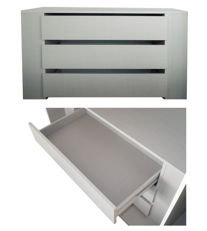 Schwebetürenschrank Kleiderschrank 3-türig B250/H216/T65 cm inkl. Vollausstattung in Anthrazit mit Spiegel