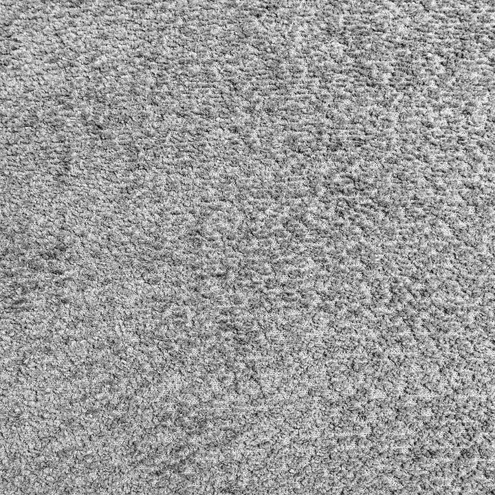 Ecksofa mit Schlaffunktion, Bettkasten, extrabreite Ottomane rechts, Bouclé Grau / 21029