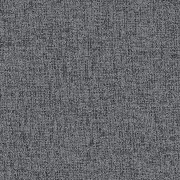 Ecksofa mit Schlaffunktion, Bettkasten, extrabreite Ottomane rechts, Strukturstoff Dunkelgrau / 21033